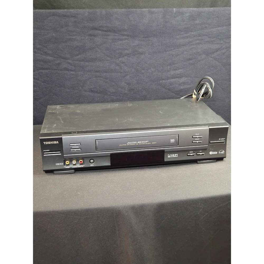 Toshiba W-612 4-Head Hi-Fi Stereo VCR Video Cassette Recorder VHS Player Tested!